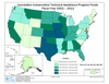 US map of 2002 - 2012 CTA program funds, by State - thumbnail