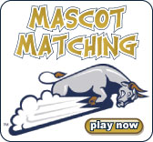 Match college mascots with the university they belong to.