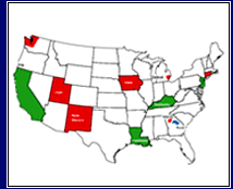 Map of NCIs Cancer Surveillance Sites