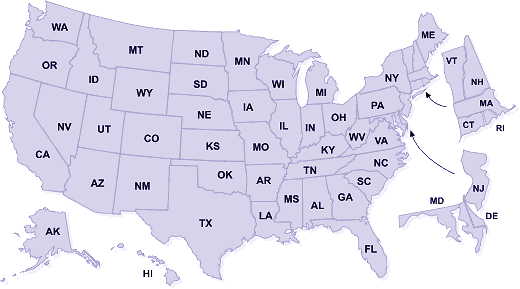 United States Image Map