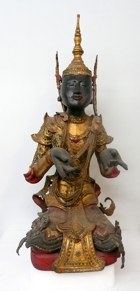 Burmese 19th Century Adorant (Sculpture) from the Doris Duke Collection. Walters Art Museum accession number 25.240.