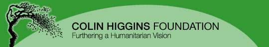Colin Higgins Foundation logo, showing a weeping willow tree.