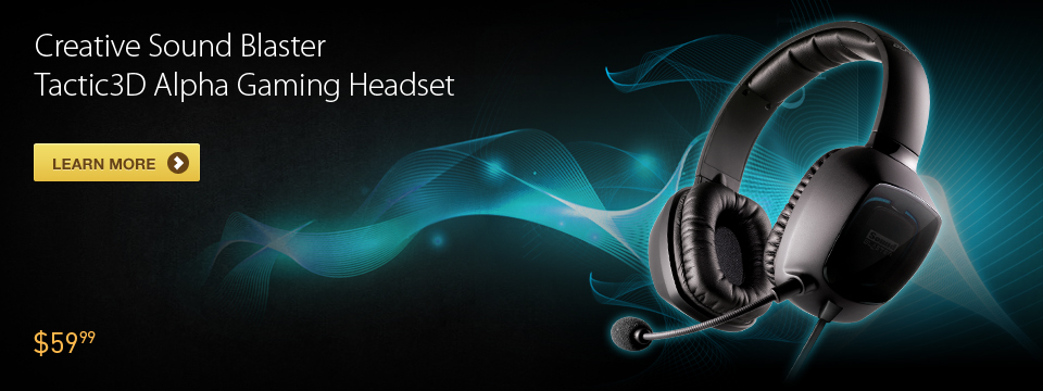 Creative Sound Blaster Tactic3D Alpha Gaming Headset