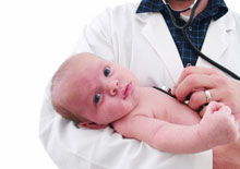 Baby with Doctor