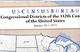 Congressional Districts of the 112th Congress of the United States (Wall Map)