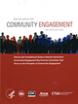 Book Cover Image for The Principles of Community Engagement