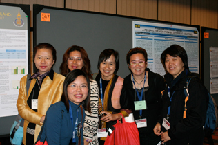 A group of Thai participants at the Forum poster session