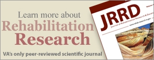 Learn more about Rehabilitation Research, VA's only peer-reviewed scientific journal