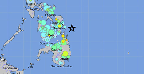 Magnitude 7.6 Earthquake in the Philippines