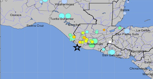 Magnitude 7.4 Earthquake in Guatemala