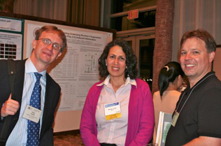 Left to right: Peter Vazan, Silvia Cruz, Scott Bowen