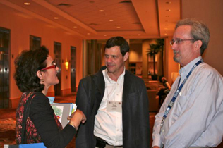 Left to right: Helena Barros, David Shurtleff, Steve Gust