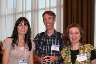 Left to right: Colleen Dell, Andreas Pluddemann, Sarah MacLean