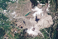 Landsat captured the extent of, and recovery from, the destruction from the 1980 Mount St. Helens eruption.