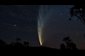 Photo of a comet.