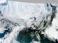 image of a cyclone over the Arctic