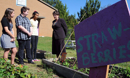 Deputy Secretary Merrigan announced the release of a request for applications for the latest round of USDA's Farm to School grants.