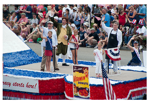National Archives float