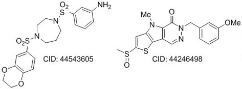 Structures of ML202 and ML203