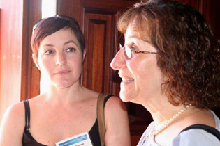 Left to right:  Hetta Gouse, South Africa  Lillian Gelberg, UCLA