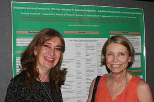 Left to right  Gvantsa Piralishvili, Georgia  Charlotte Royer-Malvestuto, University of Pennsylvania