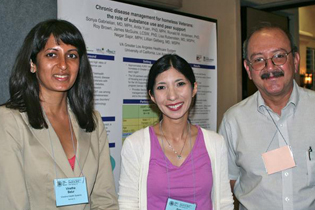 L-R: Sonya Galbrian, USA; Vinetha Belur, USA; and Octavio Compollo, Mexico