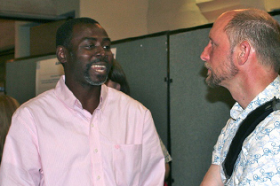 L-R:  Eugene Dordoye, Ghana  Nicolas Clark, WHO