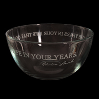 Abraham Lincoln Quote Bowl