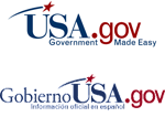 This is an image of the USA.gov and GobiernoUSA.gov logos.