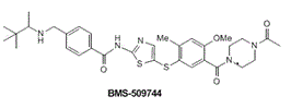 Structure of BMS-509744