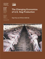 Cover image for ERS report "The Changing Economics of U.S. Hog Production" (ERR-52)