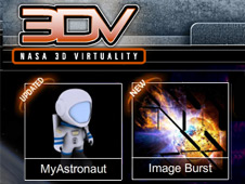 NASA 3DV Virtuality interactive feature