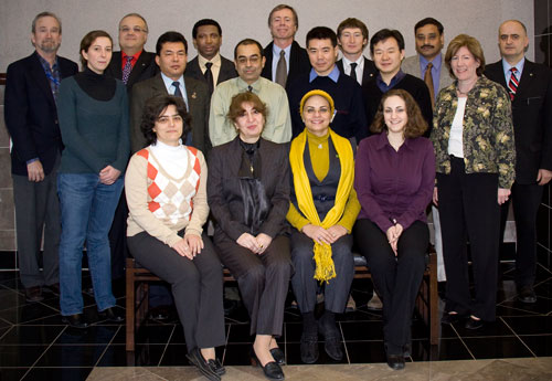 NIDA Humphrey, INVEST, and INVEST-CTN fellows at an orientation program with NIDA International Program Director Dr. Steven Gust, Ms. Dale Weiss, and Virginia Commonwealth University Humphrey Fellowship Coordinator Dr. J. Randy Koch in January 2009.