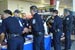 CBP officers talk to participants at the “New Year, New Career” job fair at New York's JFK International Airport.