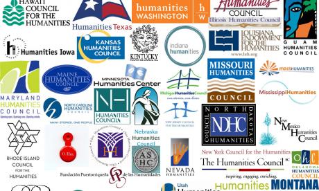 Logos of the 56 state and jurisdictional humanities councils, 2012