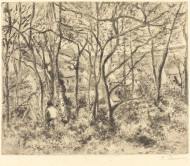 image of Wooded Landscape at L'Hermitage, Pontoise (Paysage sous bois, a L'Hermitage,Pontoise)