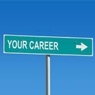 Road sign that points right towards "Your Career".