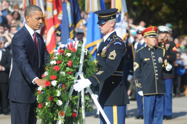 2012 Veterans Day Presidental Wreath Laying