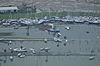 Port Arthur Marina in Texas viewed from a P-3 aircraft flying a damage assessment mission.