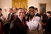 White House Celebration of National Volunteer Week - April 2008 : On April 29, 2008, the White House held a celebration for National Volunteer Week in the East Room.  President Bush delivered remarks to invited guests including, 33 Peace Corps Trainees, 64 Peace Corps Country Directors, and approximately 100 volunteers from organizations such as Camp Fire USA, Jumpstart, N Street Village, AmeriCorps NCCC, AmeriCorps Vista, Hope Worldwide, Orange County Rescue Mission, and Partners of the Americas.
Please click on a thumbnail to the left to view the larger image. Various photo sizes, as well as additional information about the image, is available by hovering your mouse over the larger image to the right.  You can also download the original image by selecting "Save Photo".