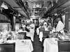 African Americans working in a train dining car