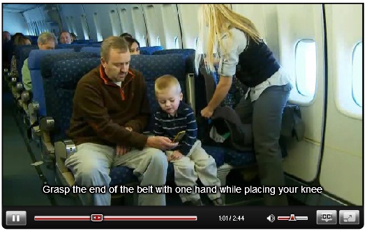 Watch the safety video on www.faa.gov/passengers/fly_children