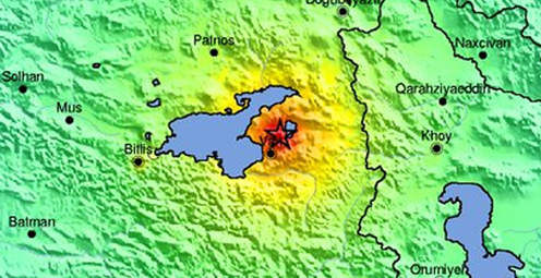 Magnitude-7.2 Earthquake in Eastern Turkey