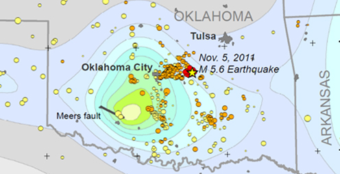 Oklahoma Struck by Series of Quakes