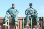 Two National Guard Soldiers from the 113th Sustainment Brigade recently deployed to...