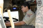 Boy Scouts of Troop 965 in Kuwait received a unique opportunity to visit Camp Arifjan...