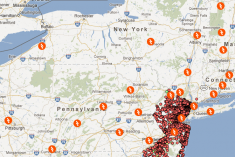 Google Crisis Map for Hurricane Sandy