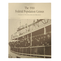 1910 Federal Population Census:  Catalog of National Archives Microfilm