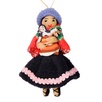 Andean Girl Ornament