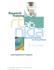 Picture of NIDA Research Training Brochure (Loan Repayment Programs)